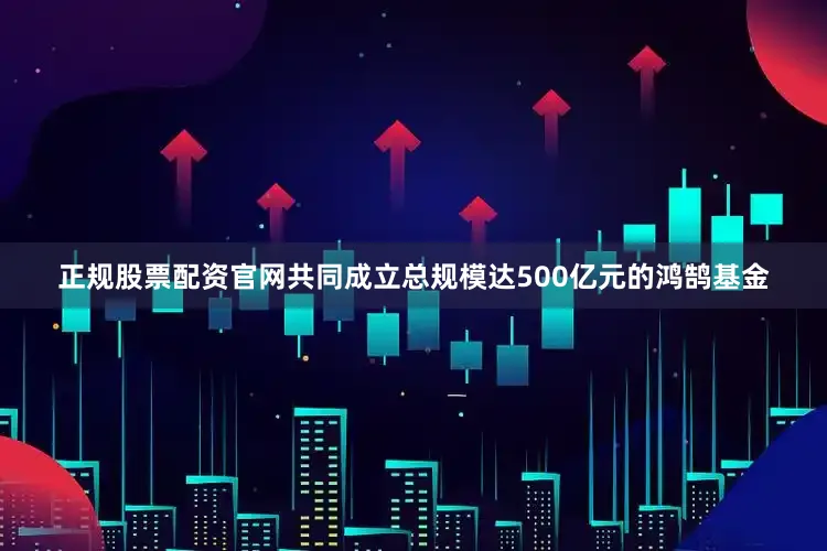 正规股票配资官网共同成立总规模达500亿元的鸿鹄基金