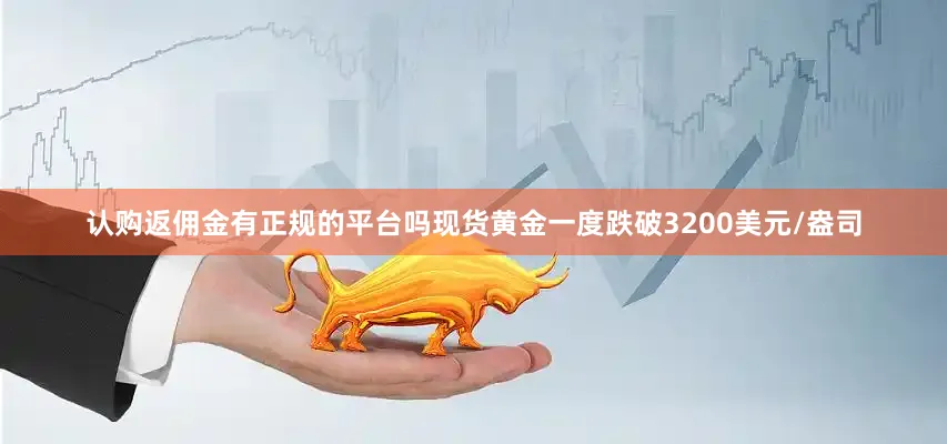 认购返佣金有正规的平台吗现货黄金一度跌破3200美元/盎司